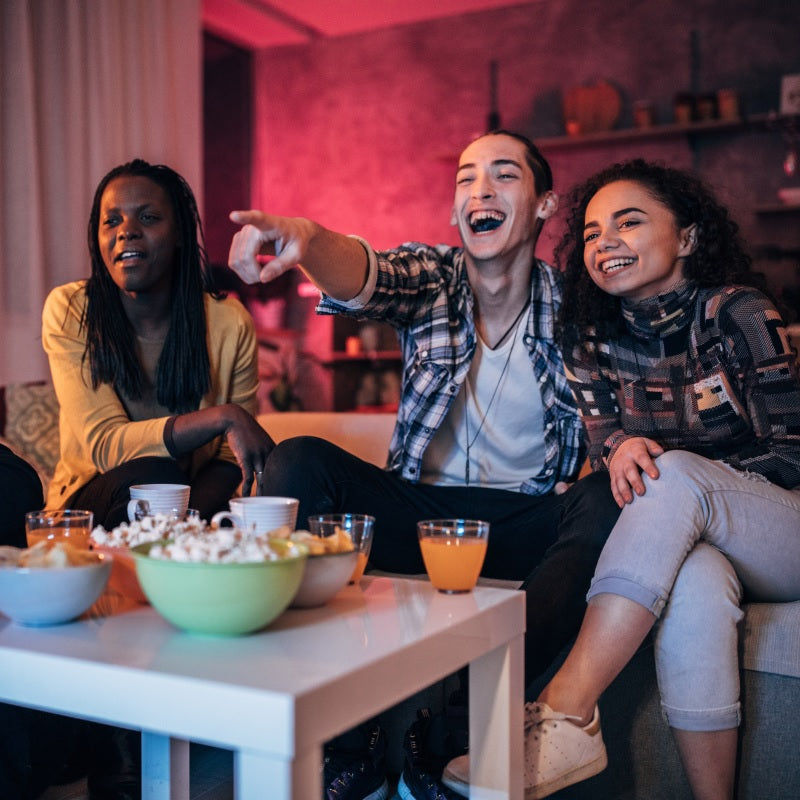 Sharing Premium Snacks with friends